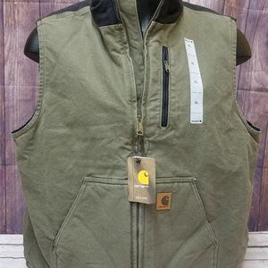 XL Carhartt sherpa lined vest